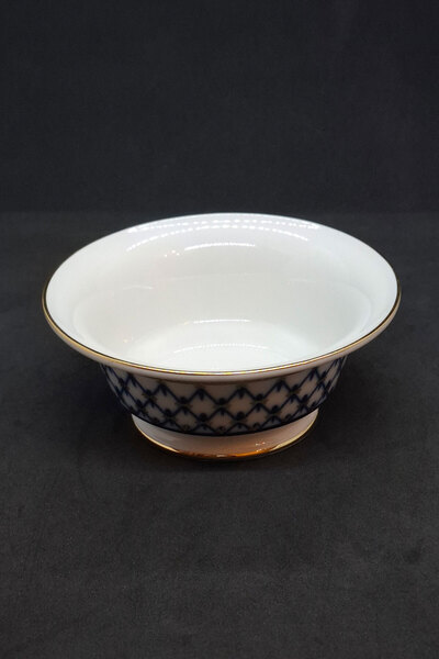 Imperial Porcelain Zero Product New Imported Cobalt Blue Net Patterned Single...