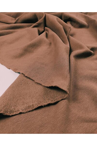 Kumaş Parça Țesătură din 3 fire, culoare cafea, cu model șardon (Lățime 170 c...