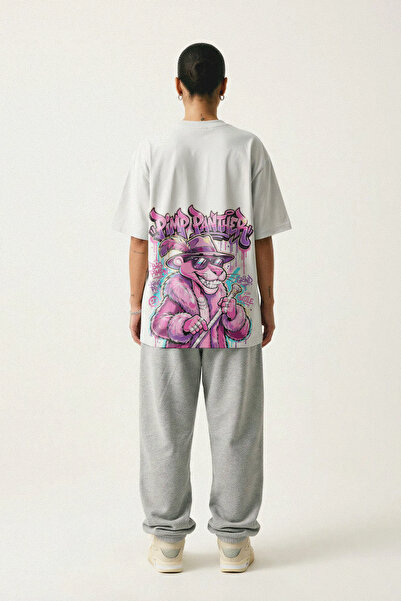 Fenrix Oversize Çapkın Panter Özel Tasarım Tshirt - %100 Pamuk - Premium Kuma...