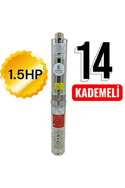 hürsu dalgıç&pompa 1.5HP 14 KADEMELİ DALGIÇ POMPA SU POMPASI