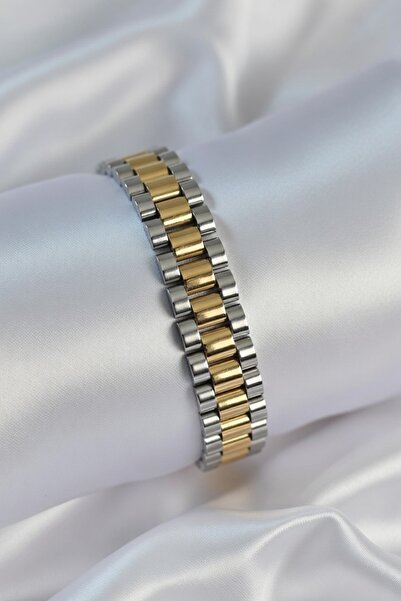 Jadem Gold 316L Stainless Steel 12 mm Thickness Men's Bracelet