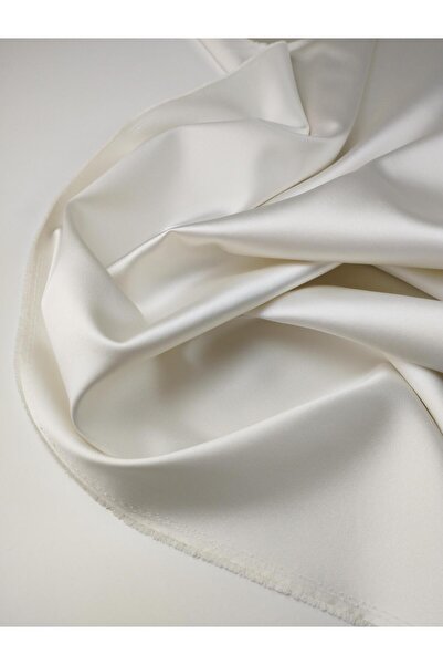 Kumaş Parça Țesătură de satin TELALI Ecru Lățime: 150 cm