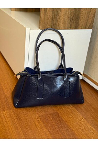 Bagnest Faux Leather Three-Compartment Women's Hand and Shoulder Bag