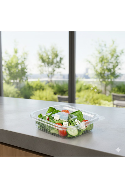 Ta-Fu Global Flat Lid Non-Spilling Plastic Storage Container