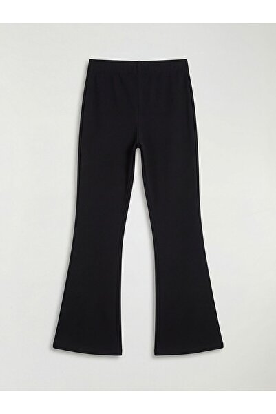 LC Waikiki LCW Kids Beli Lastikli İspanyol Paça Kız Çocuk Tayt