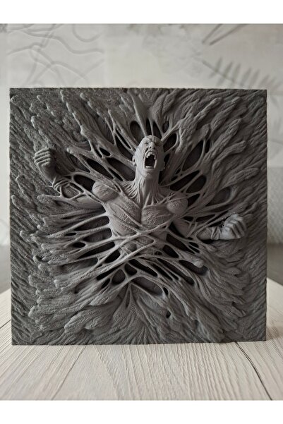 NorthEdge3D Yeniden Doğuş Temalı 3D Baskı Kabartma Duvar Dekoru – Sanatsal He...