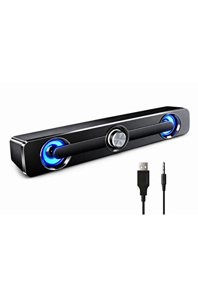 MDSTECH SADA V-111 Güçlü Baslı Kablolu Soundbar USB TV PC Stereo Ses Sistemi ...