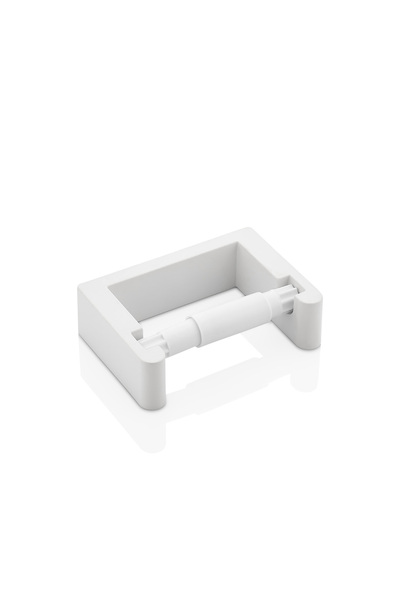 AKTEZ-EL Toilet Roll Holder Qlux Adhesive Screw Mounted Toilet Roll Holder wi...