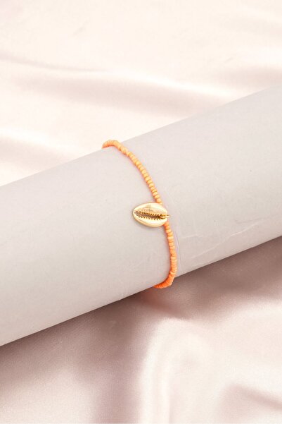 Don't Call Me Jennyfer Women Fashion Anklet, Orange/Gold