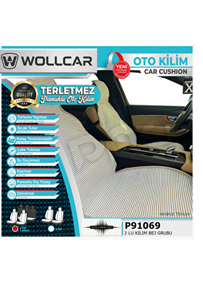 WOLLCAR Oto 3-Piece Rugs Anti-Sweat Beige Group Ara