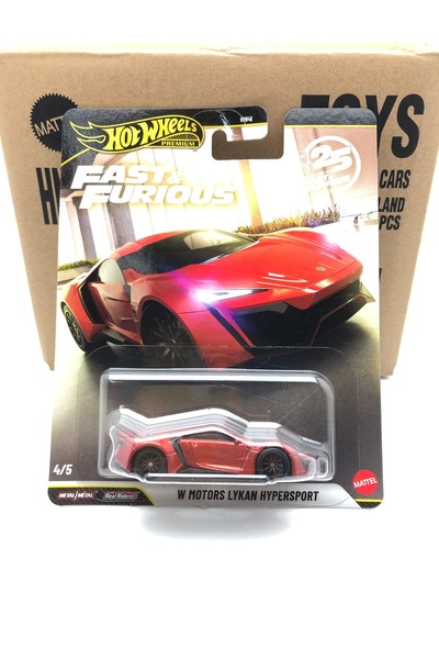 HOT WHEELS FAST & FURIOUS W MOTORS LYKAN HYPERSPORT