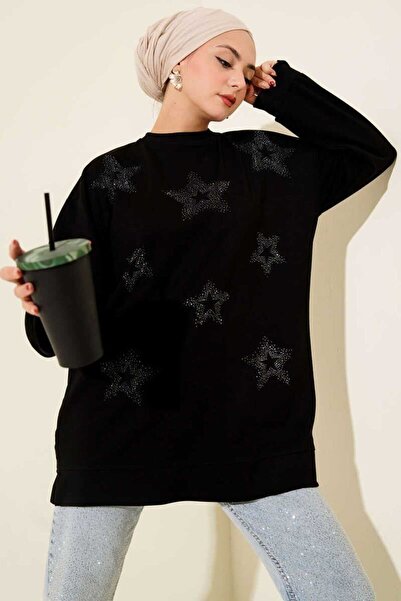 TCN Taş detaylı modal tunik