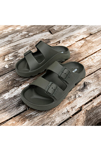 AkınalBella Men's Double Buckle Lightweight Comfortable Sole Beach Pool Casua...