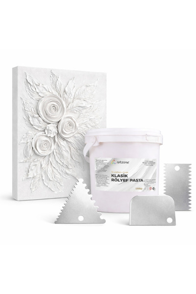 Artzone Rölyef Yapım Seti - Tuval Dahil