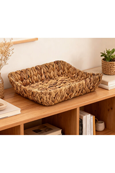 CasaLinda D. Quadrilateral Wicker Basket Multi-Purpose Home Organization Orga...
