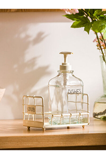 LC Waikiki Rmz Gi̇yi̇m Farkiyla Metal Liquid Soap Dispenser Set