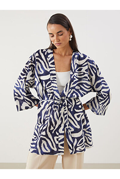 LC Waikiki منتجات فريزن ستور التي لا مثيل لها I شال كيمونو نسائي مطرز بياقة ر...