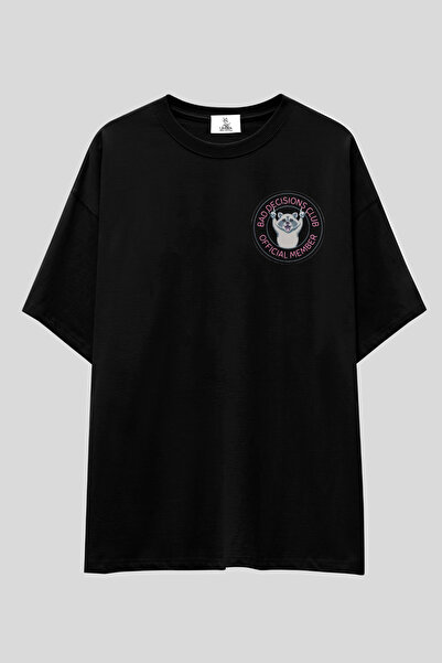 UmbraWear Chaos & Mood Club Oversize T-shirt | Unisex 100% pamuk, zabavna gra...