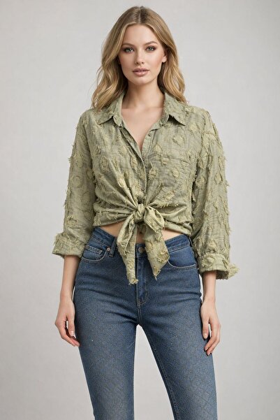 Vesua Oversized Shirt with Tassel Details