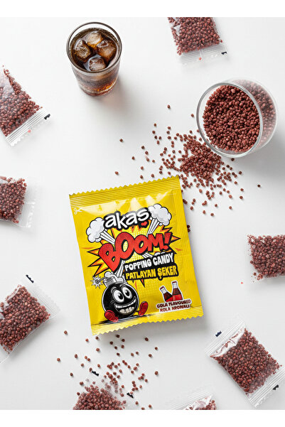akaş Akaş Boom Kola Aromalı Patlayan Şeker 4 gr