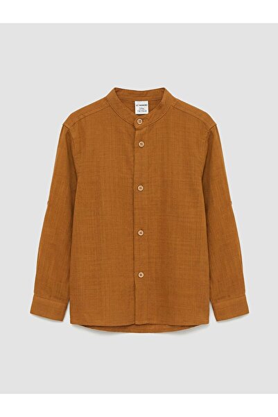 LC Waikiki LCW dječja košulja za dečake sa dugim rukavima i ovratnikom