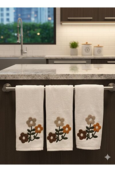 Mustgross Set of 3 100% Cotton Kitchen Towels – Highly Absorbent Drying Cloth...