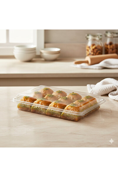Ta-Fu Global Cookies and Baklava Plastic Storage Container