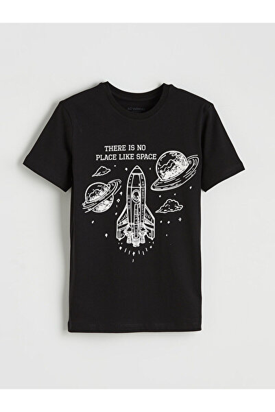 LC Waikiki طاقم الرقبة الصبي تي شيرت