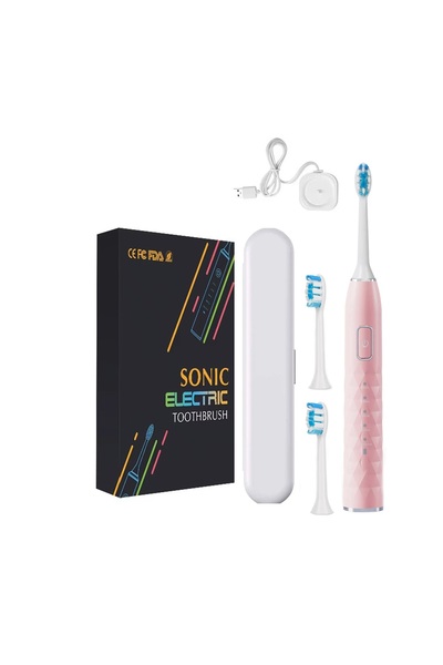 OEM Sonic Toothbrush, Electric, with Microvibrations, 5 Cleaning Modes, Wirel...