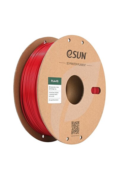 eSun Pla+Hs Ateş Kırmızı Filament 1.75mm 1Kg - Yüksek Hız Uyumlu Pla+