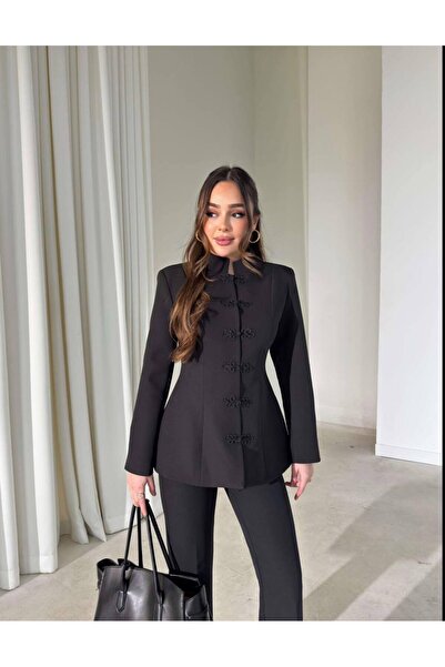 asyadabutik Women's Napolyon Buttoned Premium Quality Stylish Collar Special ...