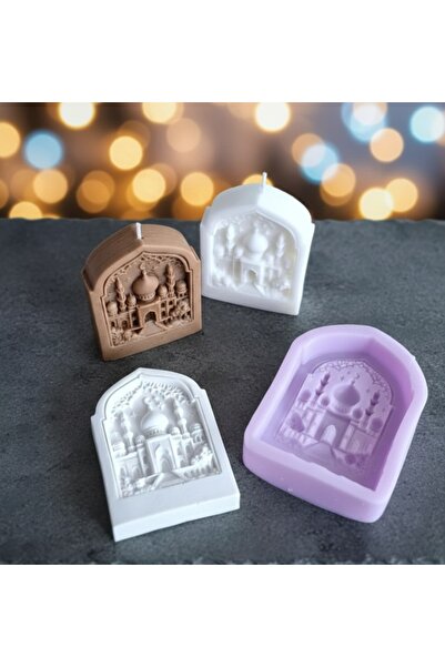 Liva Ramazan Temali Mescid Desenli Dikdörtgen Silikon Kalıp