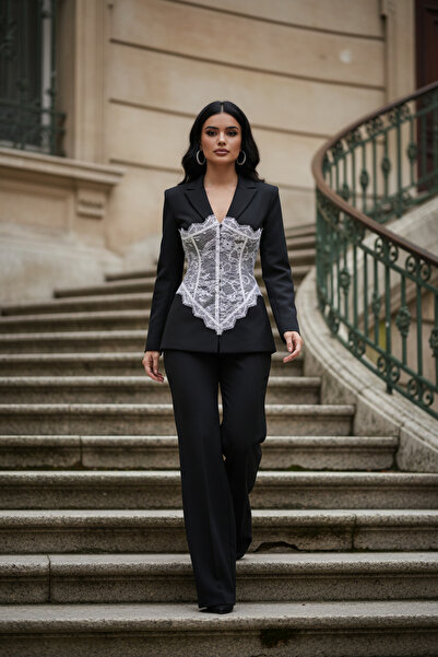 Demhana Boutique Lace jacket set