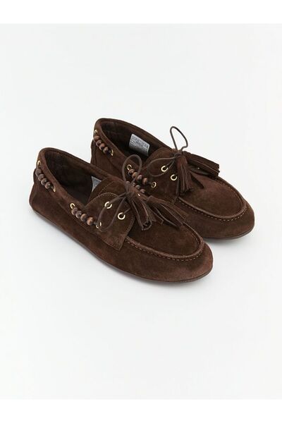 LC Waikiki LCW STEPS Süet Kadın Loafer Ayakkabı