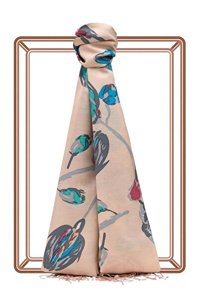 ipekevi 5213 Göksu Sefası Patterned Silk Shawl