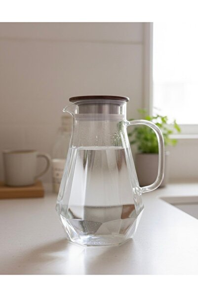 Luca Mia Sema Metal Kapaklı Cam Sürahi 1500 ML