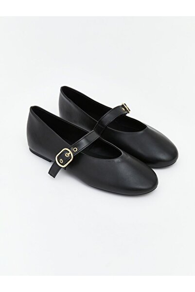 LC Waikiki LCW STEPS Deri Görünümlü Kadın Babet