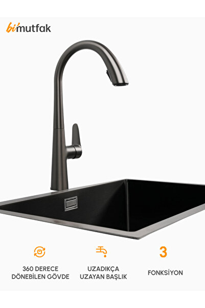 GL GENERAL Tuna 3 Fonksiyonlu Esnek Başlıklı Batarya