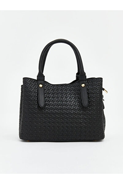 LC Waikiki Black Leather Look Women's Shoulder Bag