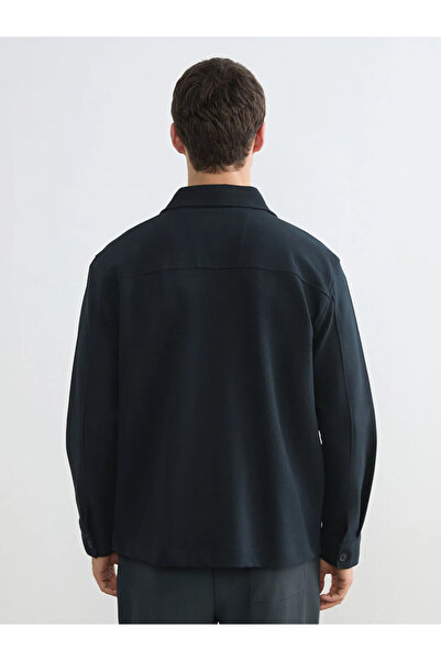 LC Waikiki Navy Blue Comfortable Fit Men's Shirt