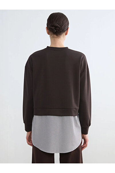 LC Waikiki Кафява блуза с детайли за жени