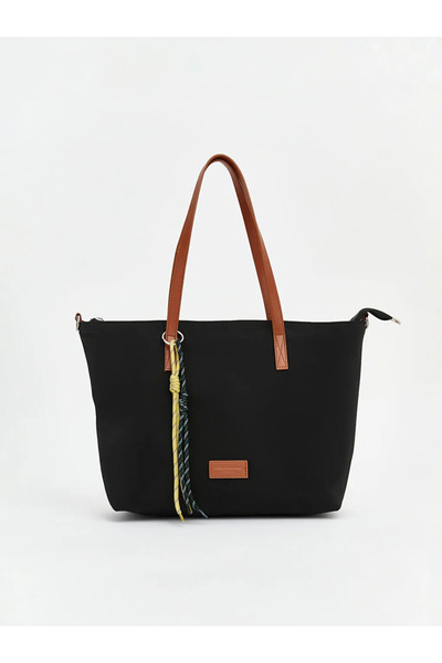 LC Waikiki Women's Shoulder Bag with Removable Strap in Black