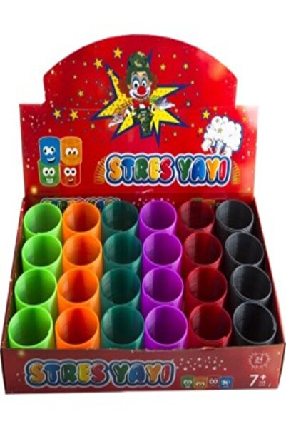 Rainbow 24 Adet Küçük Renkli Stres Yayı