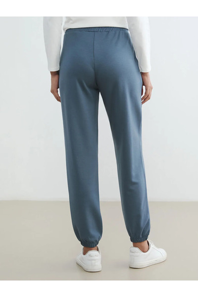 LC Waikiki Gray Elastic Waist Women's Jogger Sweatpants