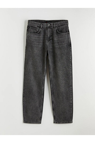 LC Waikiki Antracit 745 širokih muških jeans pantalona