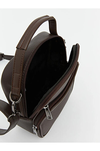 LC Waikiki Brown Leather Look Men's Shoulder Bag