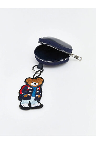 LC Waikiki Navy blue bear teddy figure bag charm