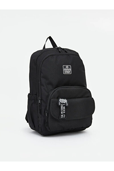 LC Waikiki Black Zippered Boy's Backpack