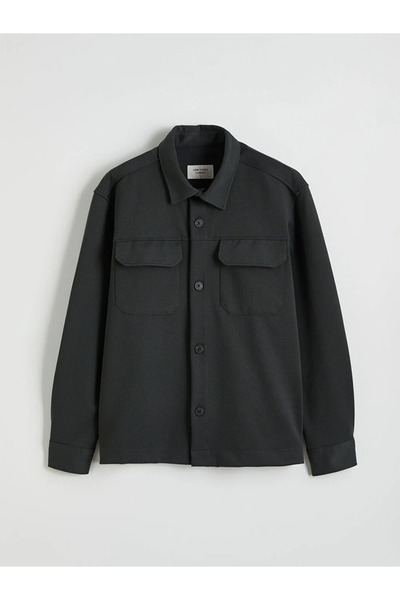 LC Waikiki Petrol Regular Fit Men's Shirt Jacket