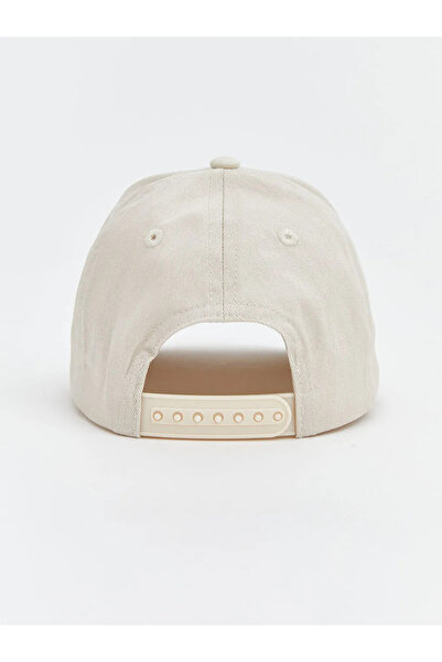 LC Waikiki Gray Text Embroidered Boy's Cap Hat